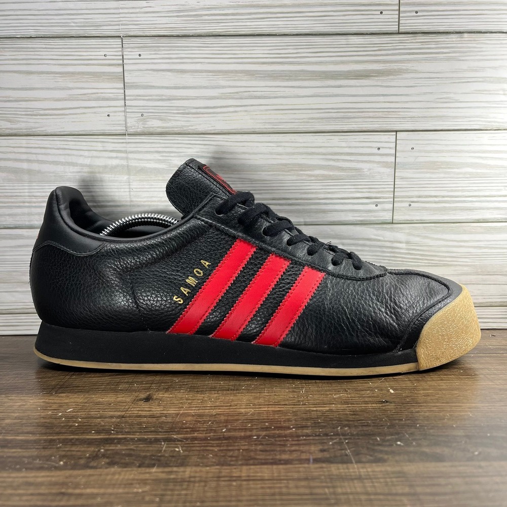 Adidas Original Samoa Men's Black Red Shoes - Men's Size 11